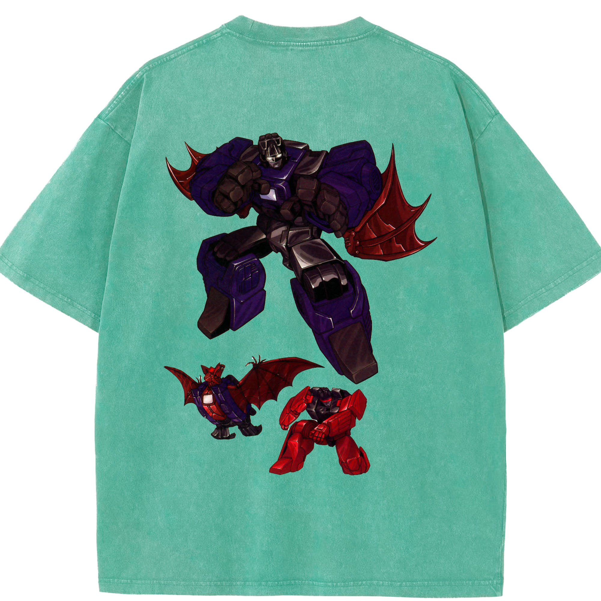 （画像用）  綿100% ヴィンテージ風 半袖Tシャツ（背面プリント）
